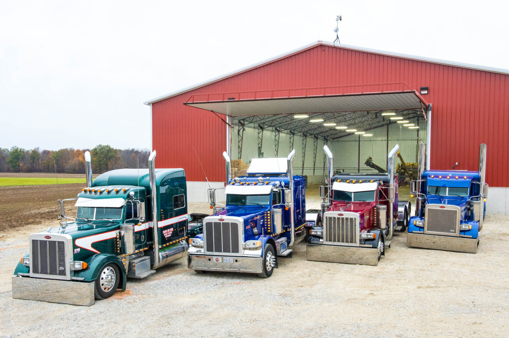 Truck garage and maintenance facility